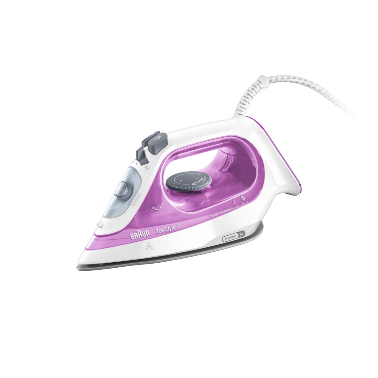 Braun SI3031 PU TexStyle 3 Stoomstrijkijzer Roze