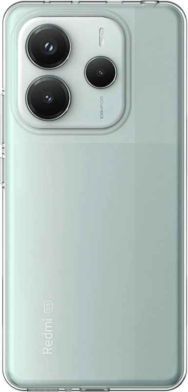 Just in Case Soft Design Xiaomi Redmi Note 14 5G Back Cover Transparant