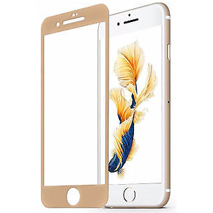 3D glas screen protector voor iPhone 7 / 8 Plus (5,5 inch) goud