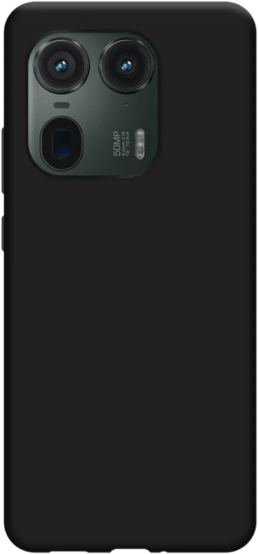 Just in Case Soft Design Motorola Edge 50 Ultra Back Cover Zwart