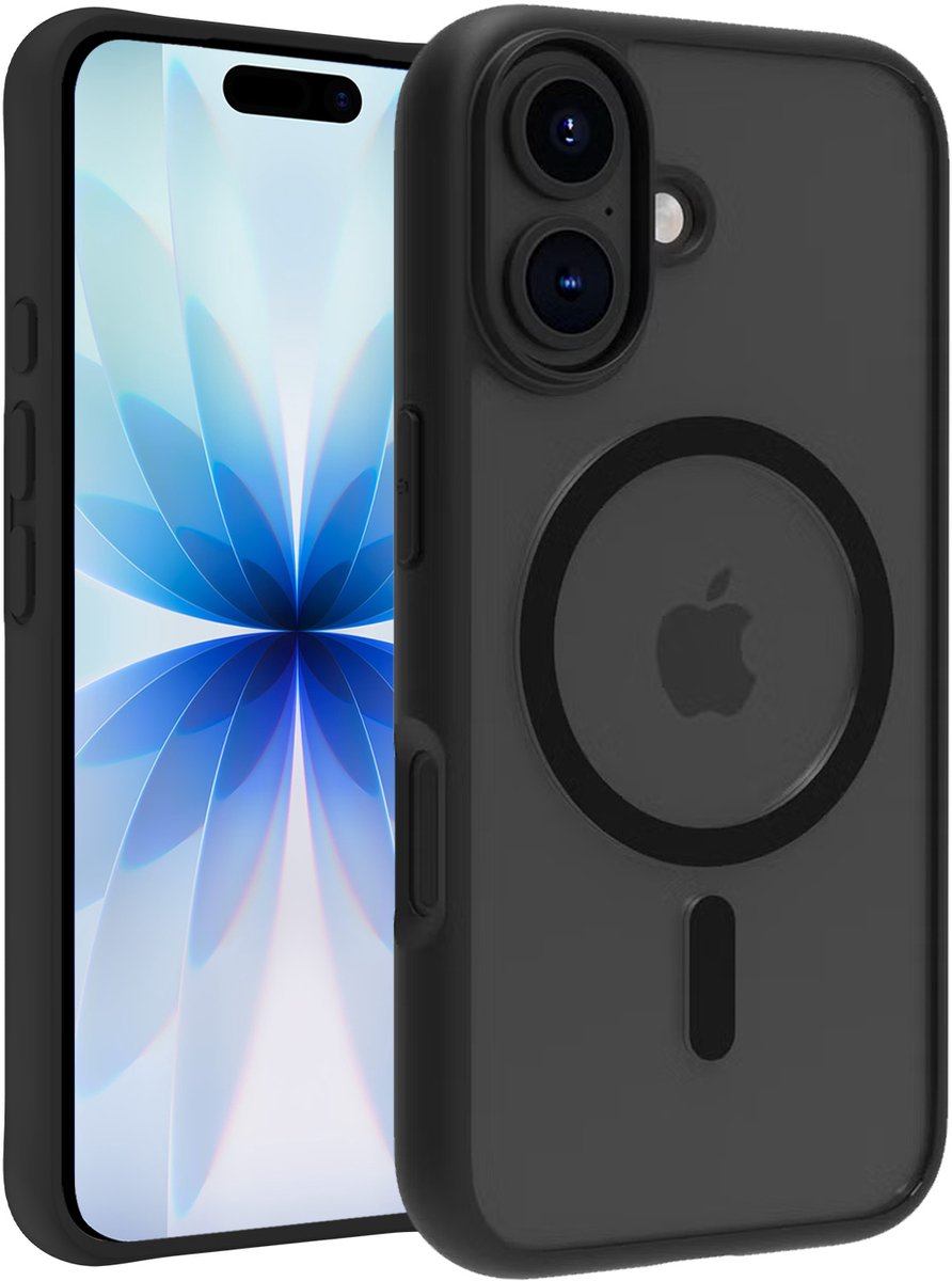 Hoesje - Geschikt voor Apple iPhone 17 - Magsafe Compatible - Sterk & Shockproof - Back Cover - Telefoon Hoes Shockproof - Shock Proof Case - Telefoonhoes - Zwart