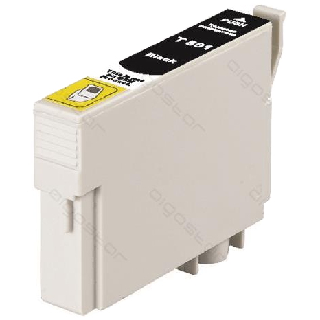 Huismerk Epson T0801 cartridge zwart