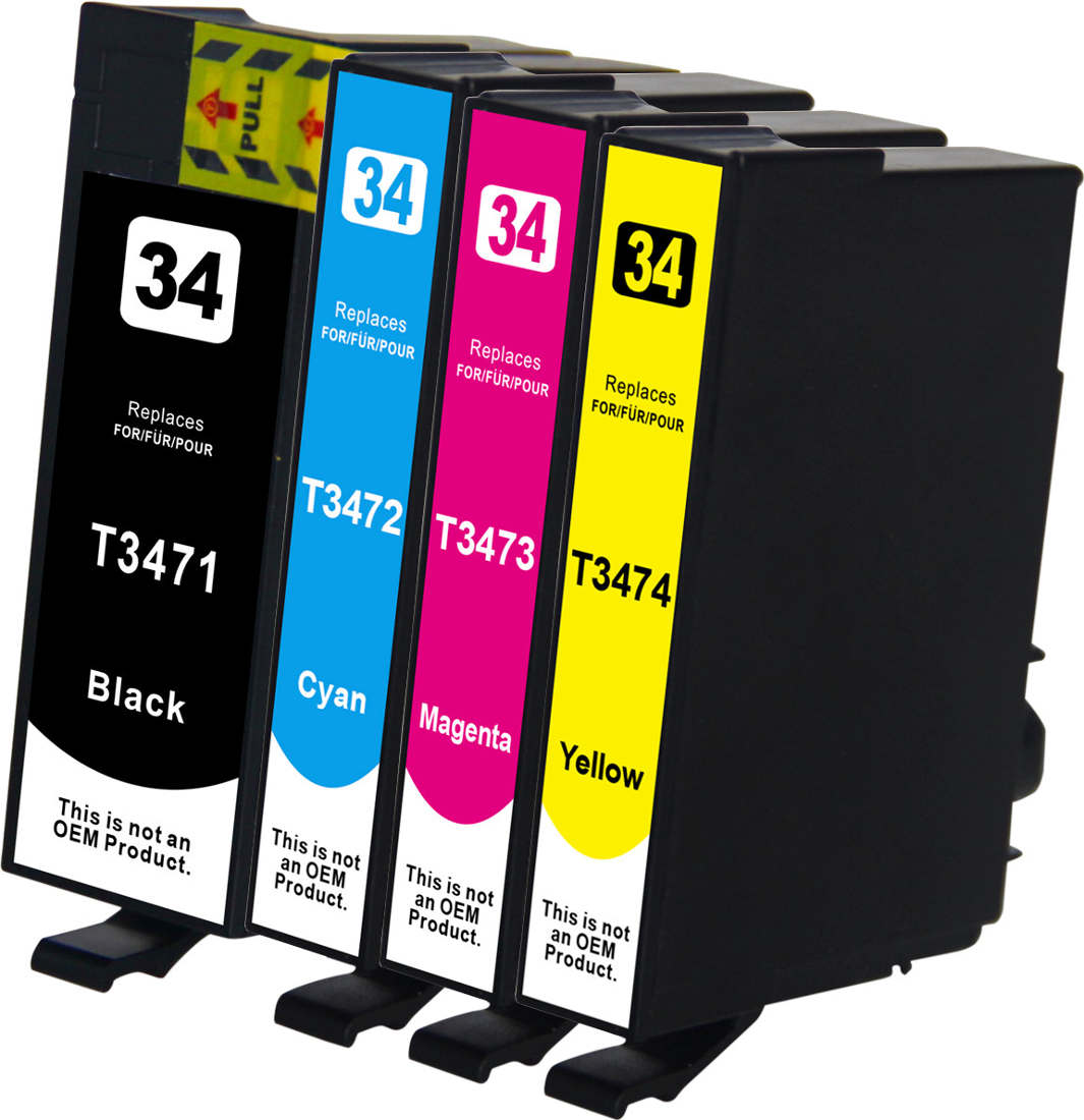 Huismerk Epson 34XL voordeelset