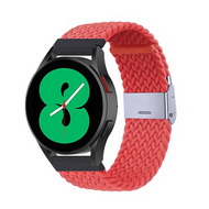 Braided nylon bandje - Lichtrood - Huawei Watch 5 - 46mm