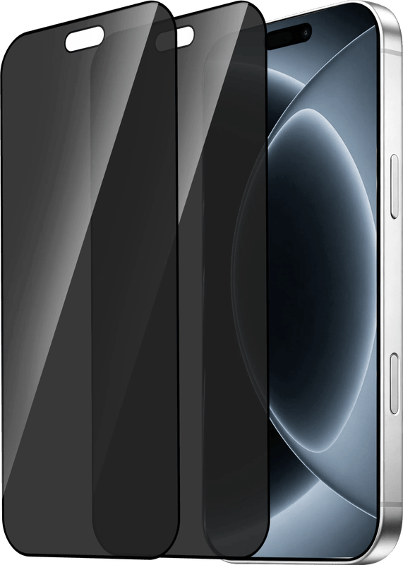 BlueBuilt iPhone 18 Pro Privacy Filter Screenprotector Glas Duo Pack