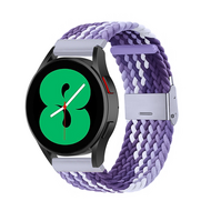 Braided nylon bandje - Lichtpaars / paars - Garmin Vivoactive 6 / Vivoactive 5 / Vivoactive 3