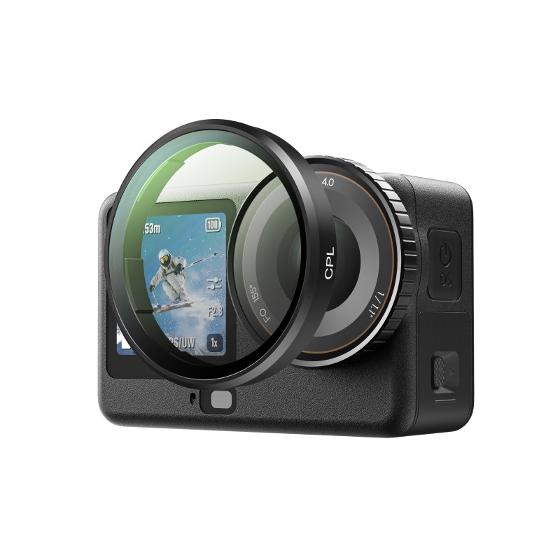 Telesin CPL-filter voor DJI Osmo Action 6 - clip-on polarisatiefilter