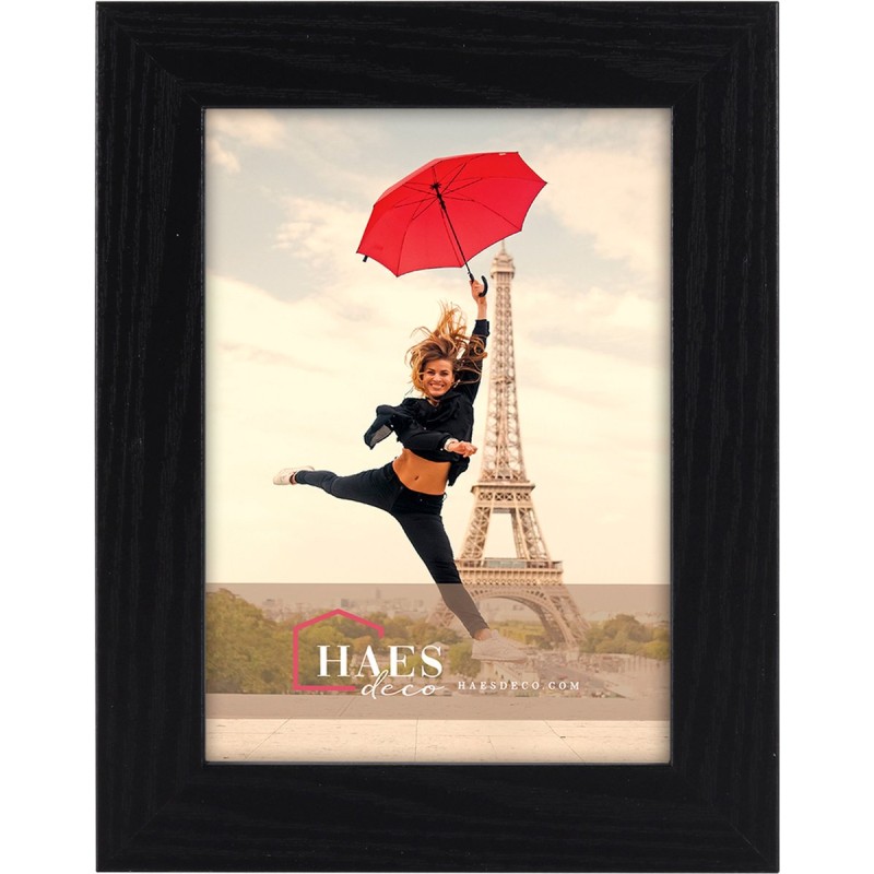 Haes Deco Houten fotolijst Paris zwart voor 1 foto formaat 13x18 - SP001131
