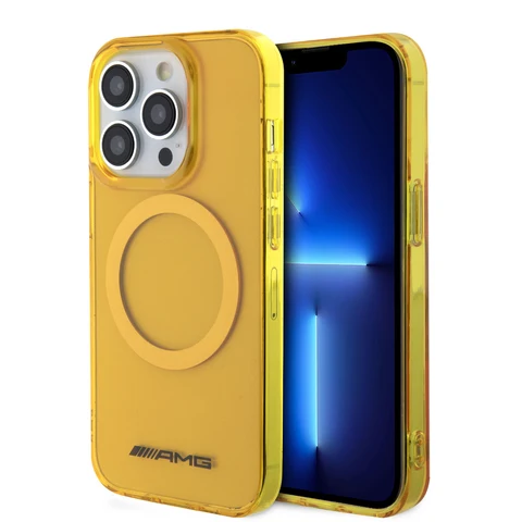 AMG iPhone 15 Pro Backcover hoesje - Magsafe - Geel