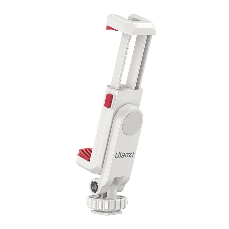 Ulanzi ST-06S kantelbare telefoonhouder met klem - wit
