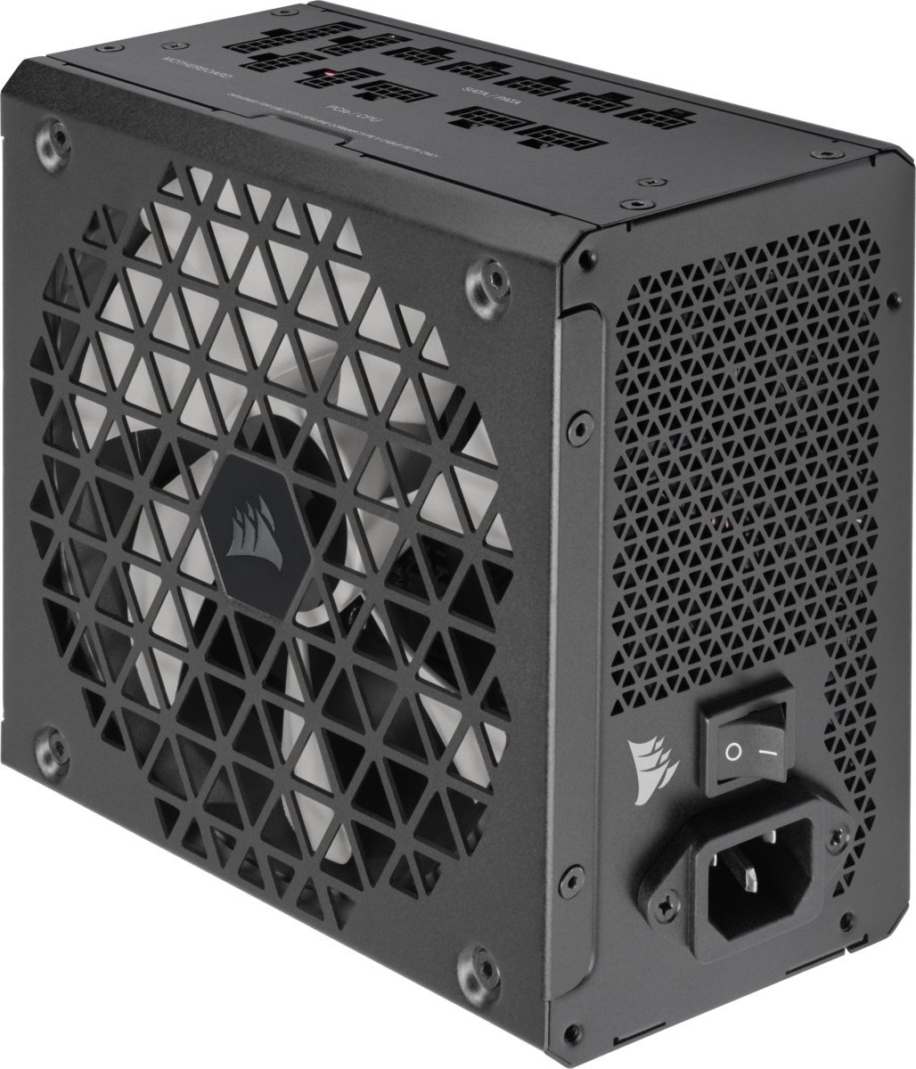 Interne Voeding - Corsair RM850x SHIFT 850W - ATX12V 3.0 - 80 Plus Gold - 850 Watt - Modulair - 100-240 Volt wisselstroom V - PCIe 5.0 - Zwart