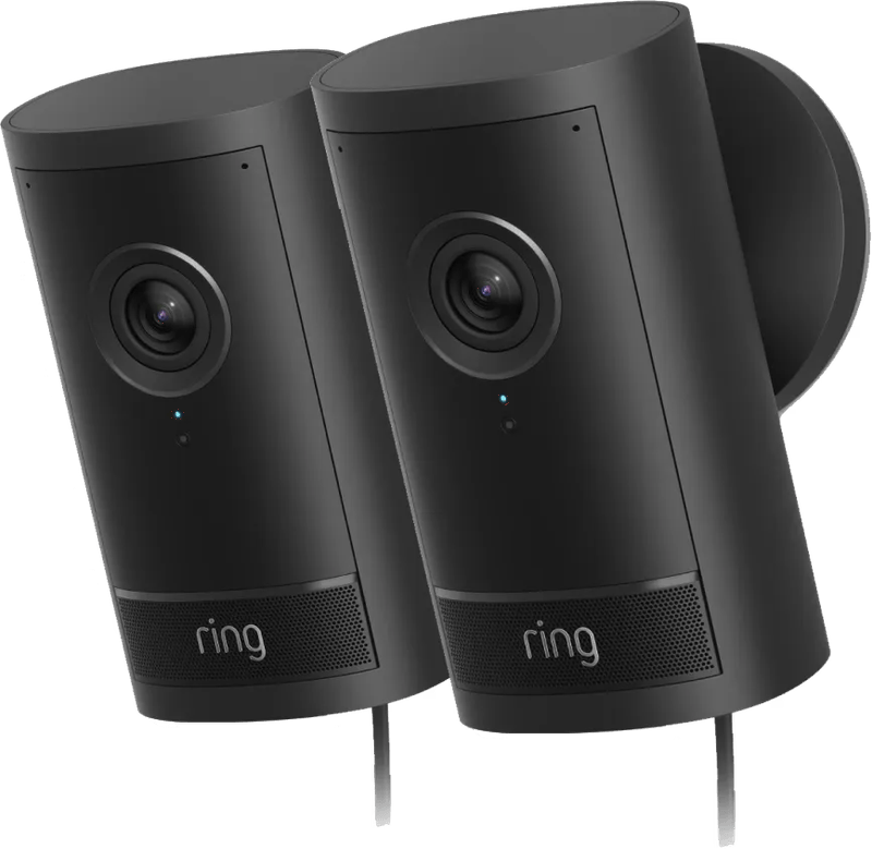 Ring Outdoor Camera Pro Stekker Zwart Duo Pack