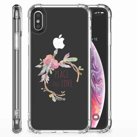 Apple iPhone X | Xs Stevig | Bumper Hoesje | Boho Text