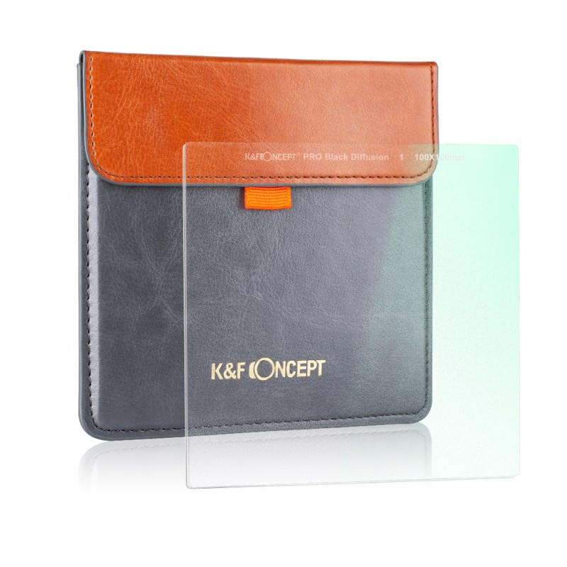 K&F Concept 100x100 vierkante black diffusion filter 1/1 met anti-reflectie coating