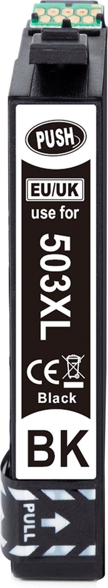"KATRIZ® huismerk voor Epson T503XL/T503/503(1x Zwart) | 1 stuk | Epson WorkForce WF-2960DWF / WF-2965DWF /Epson Expression Home XP-5200 / XP-5205"