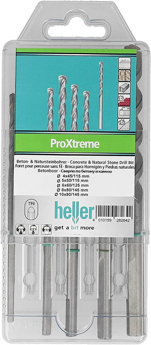 Heller ProXtreme betonborenset 4/5/6/8/10mm