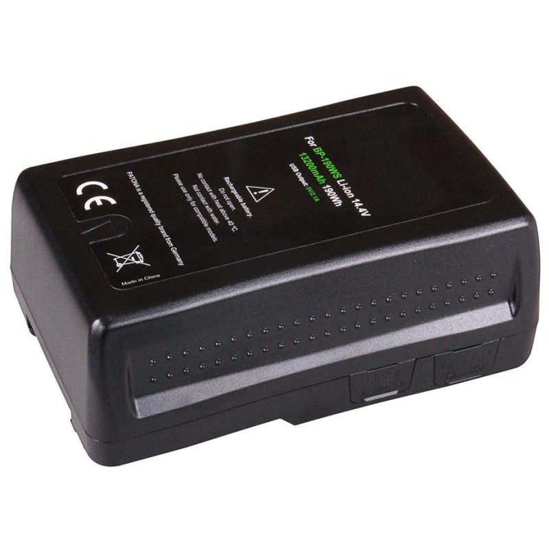 Camera-accu BP-190WS V-Mount accu voor professionele videocamera