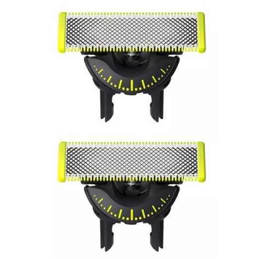 Philips Scheerblad / OneBlade 360, 2 Pak / OneBlade Scheerhoofden Grijs