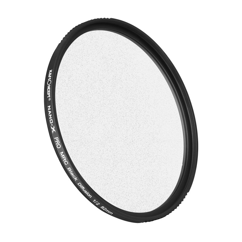 K&F Concept 1/2 Black Mist filter Nano X 49mm - waterdicht en krasbestendig met groene coating
