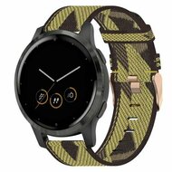 Canvas nylon bandje - Geel - Huawei Watch 5 - 42mm