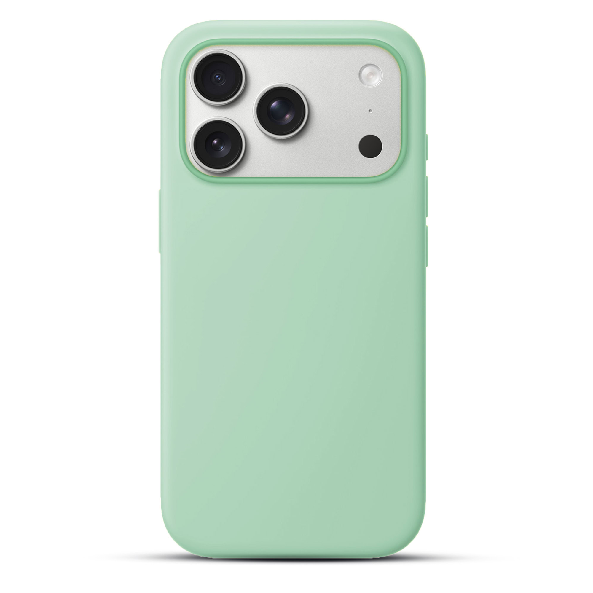Solidenz siliconen hoesje met MagSafe voor iPhone 17 Pro Max en iPhone 18 Pro Max - Mintgroen