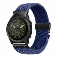 Braided nylon band met parachute sluiting - Blauw - Garmin Fenix 8 / 8 Pro - 47mm