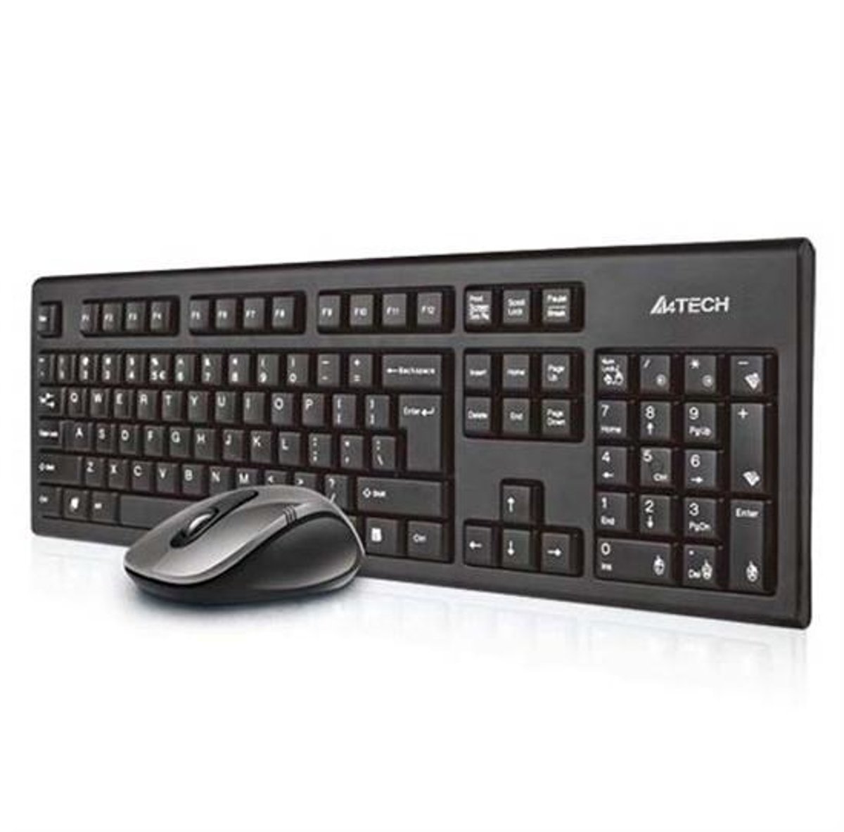 A4Tech Draadloze Klaviatura Muisset 2.4G V-Track 7100N Voor Pc Zwart