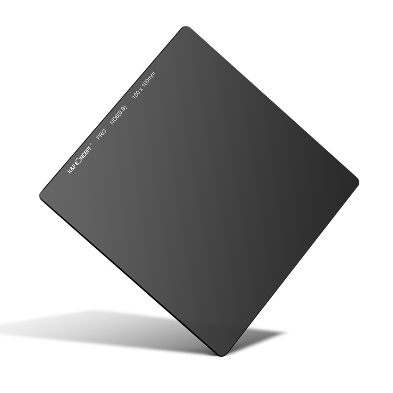 K&F Concept 100x100 ND8 vierkant filter krasbestendig met anti-reflectie coating