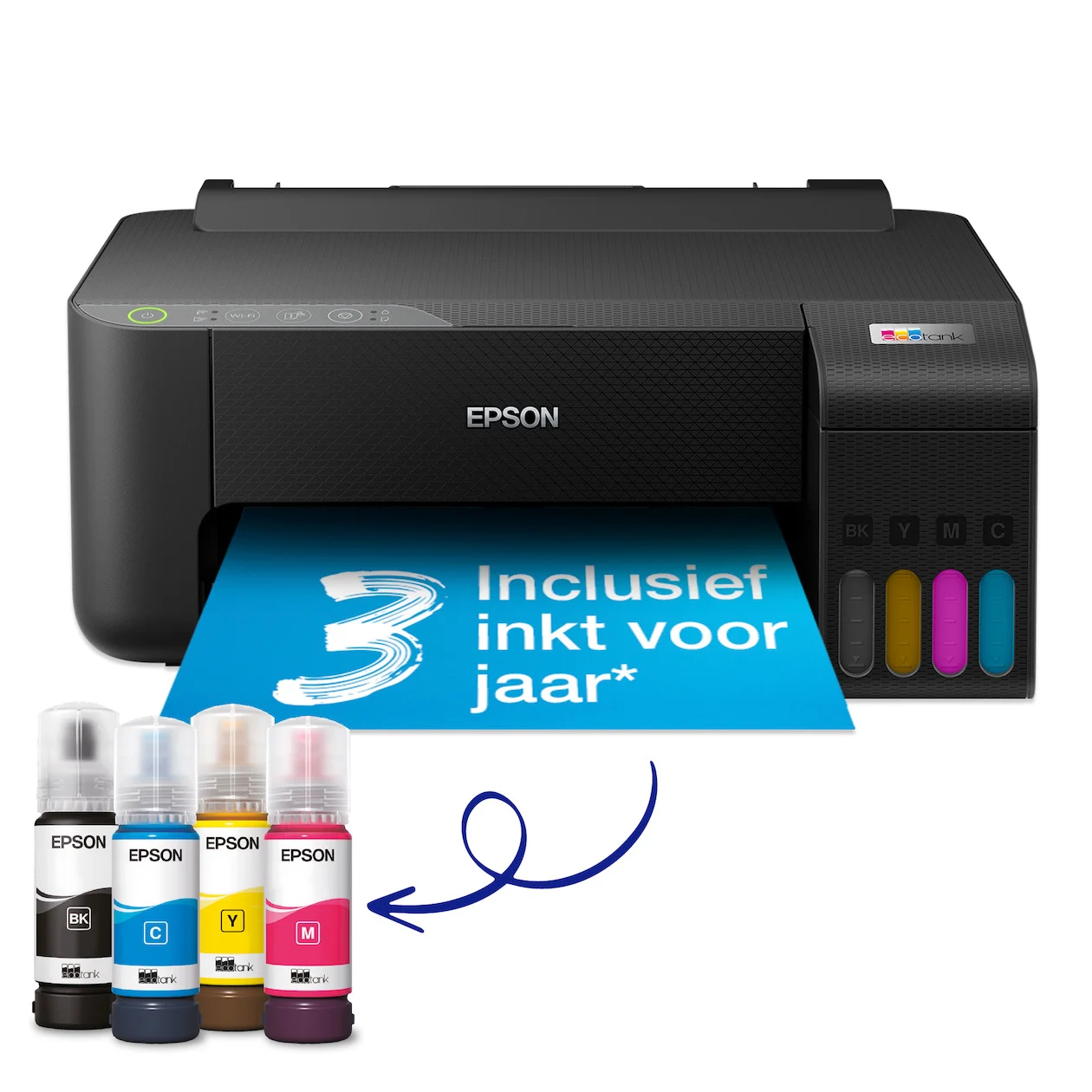 Epson EcoTank ET-1810 Inkjet printer Zwart