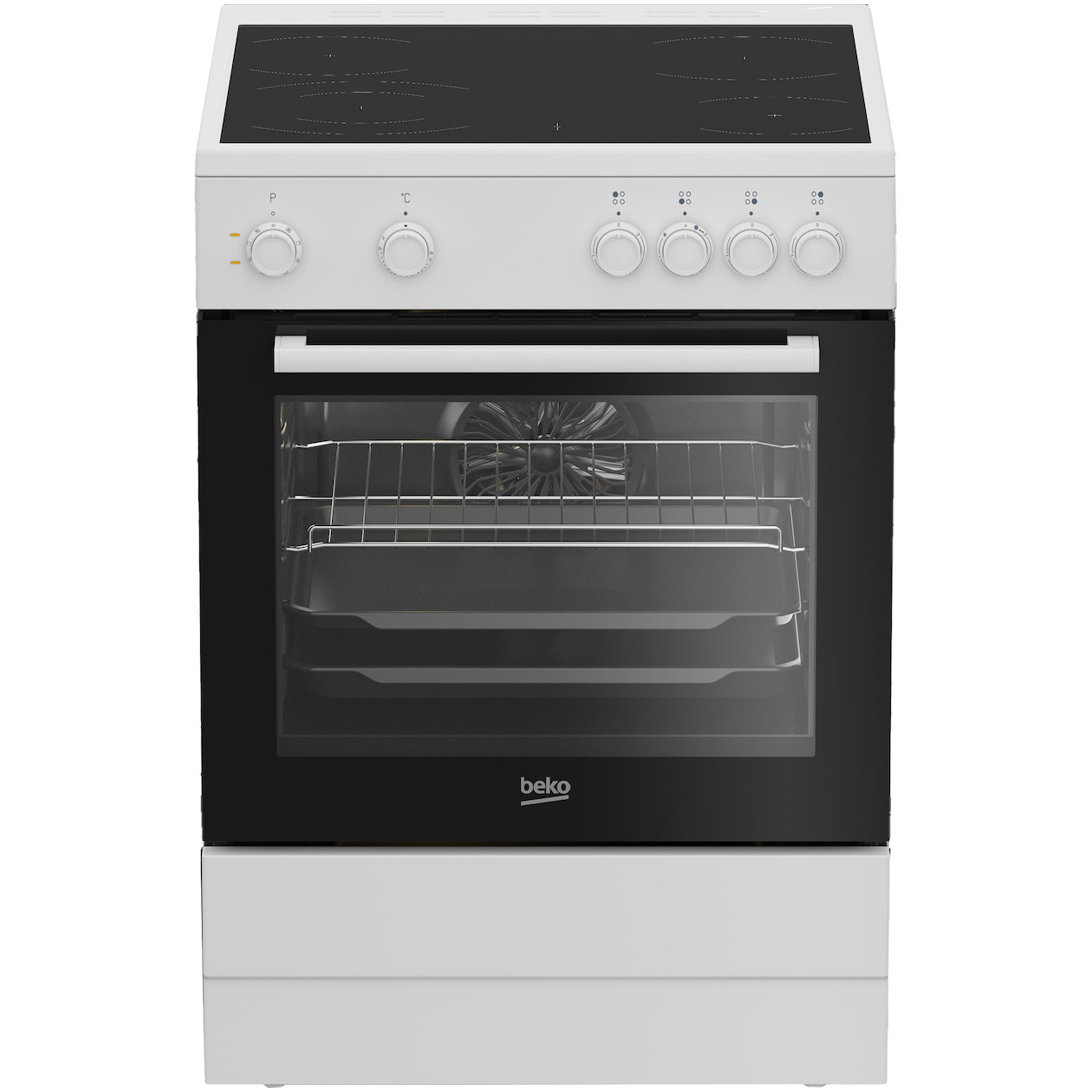 Beko FBM6701W Keramisch fornuis Wit
