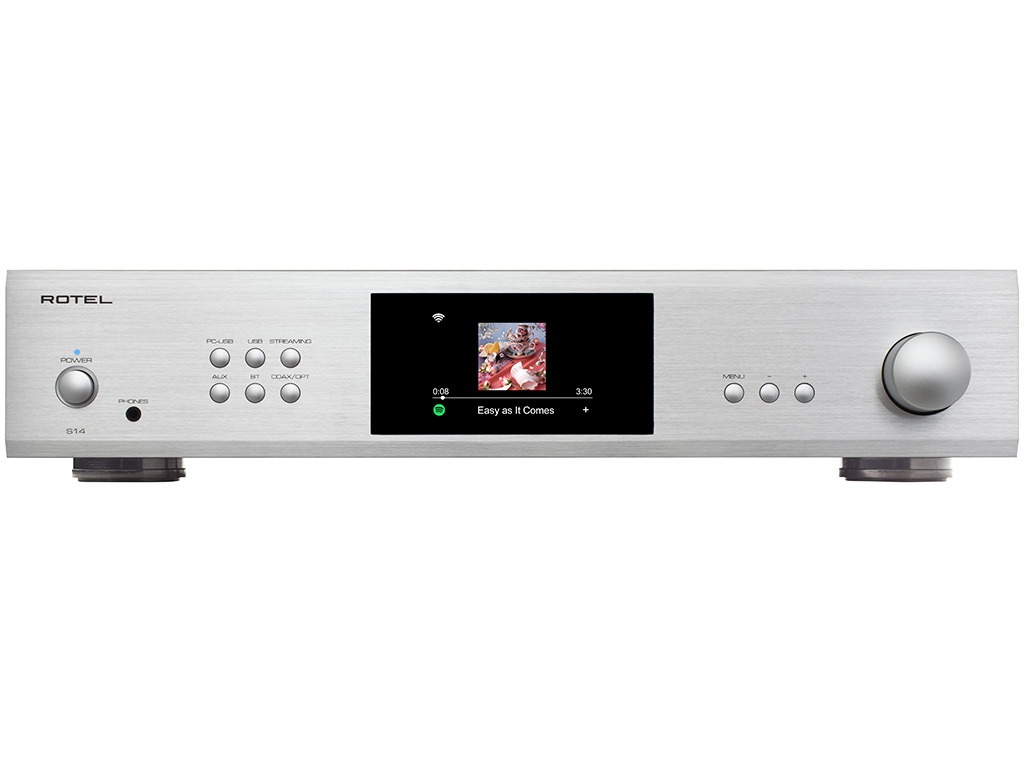 Rotel S14 streaming versterker zilver