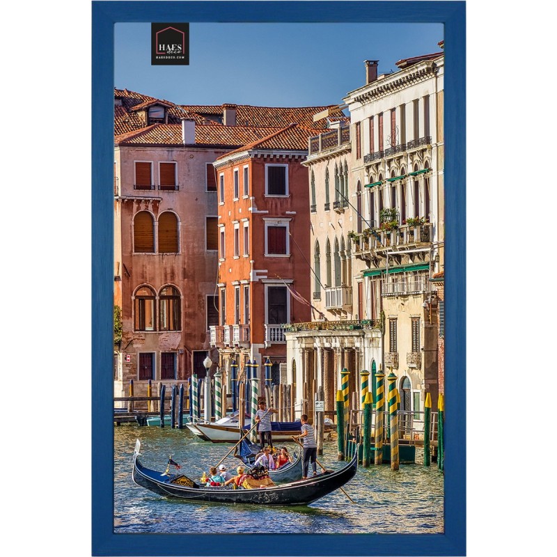 Haes Deco Houten Fotolijst Venezia blauw voor 1 foto formaat 20x30 -SP12630