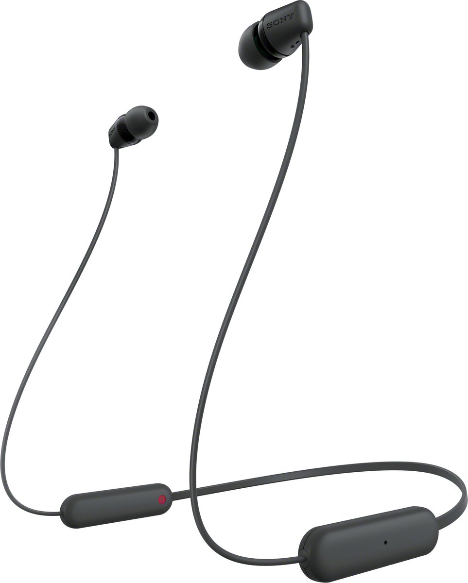 Sony WI-C100 - Draadloze oordopjes - Zwart