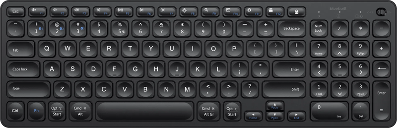 BlueBuilt Draadloos Bluetooth Toetsenbord QWERTY
