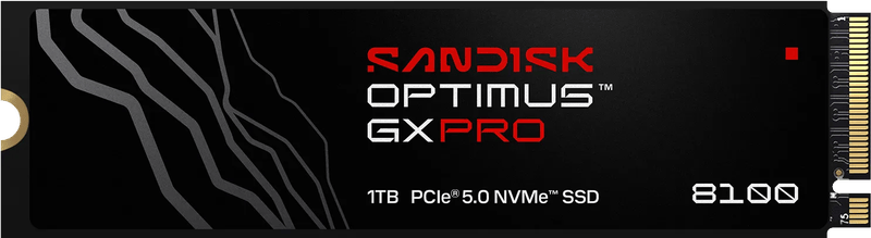 SANDISK Optimus GX PRO 8100 1TB PCIe 5.0 NVMe SSD
