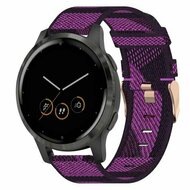 Canvas nylon bandje - Paars - Huawei Watch 5 - 42mm