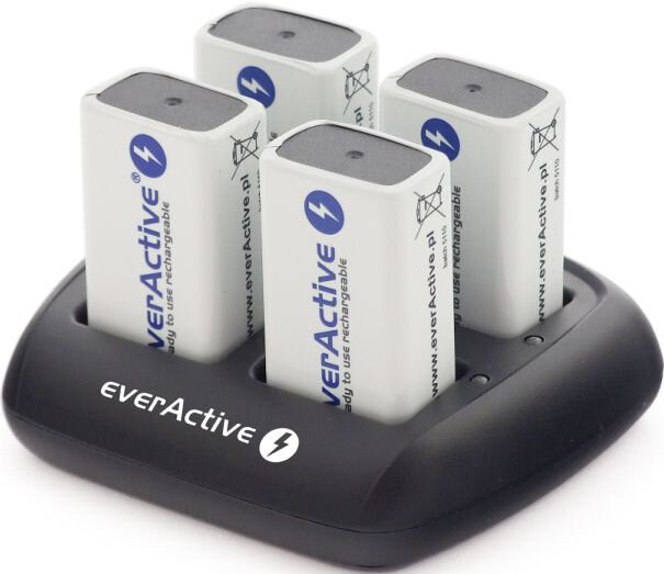 9V Batterijlader everActive NC109 zonder batterijen