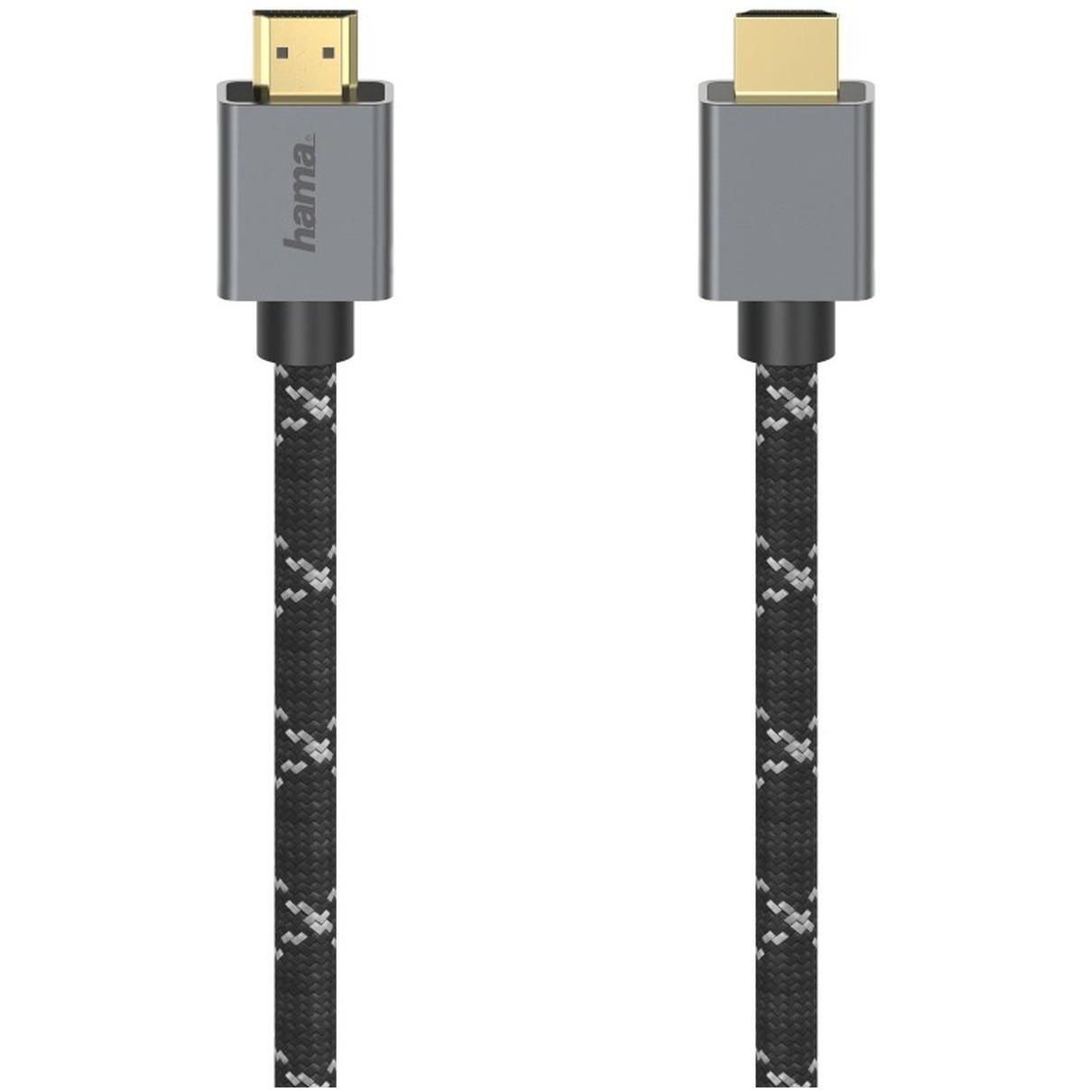 Hama Ultra high-speed HDMI-kabel, connector-connector, 8K, metaal, 2,0 m HDMI kabel Zwart