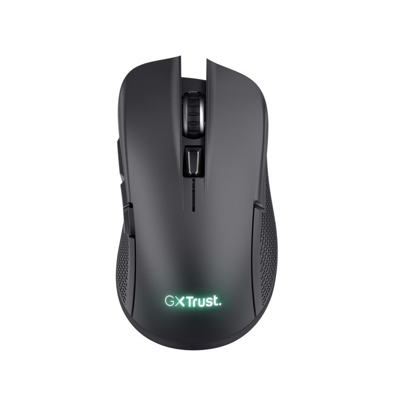 Trust GXT923 YBAR WIRELESS MOUSE Muis Zwart