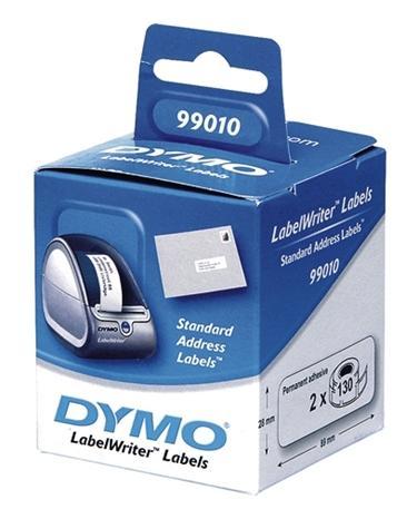 Dymo adresetiketten Smal 89x28mm 2 rollen