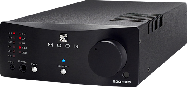 Moon NEO 230HA D D/A converter,Hoofdtelefoonversterker zwart