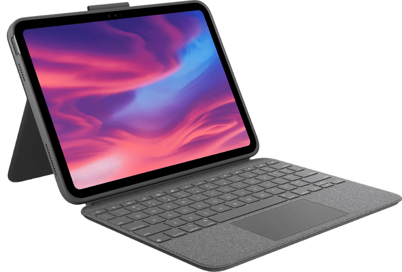 Logitech Combo Touch Apple iPad (2025/2022) Toetsenbord Hoes QWERTY
