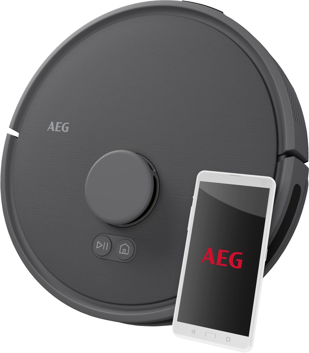AEG 7000 Robotstofzuiger AR71HW1DG – Dweilfunctie – App Bediening – Donkergrijs