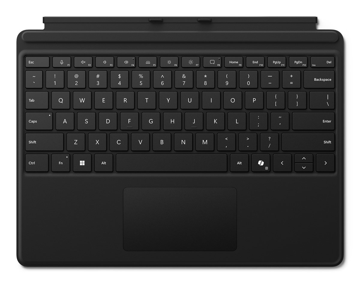 Microsoft Surface Pro Keyboard AZERTY Belgisch Microsoft Cover port Zwart