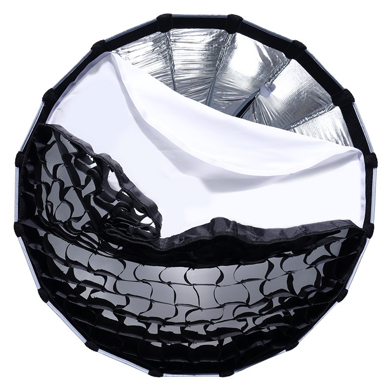 Ulanzi D60 snelontgrendeling parabolische softbox 60cm met Bowens-vatting