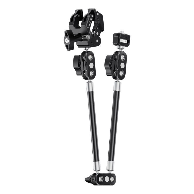 Ulanzi CO78 3-punts super clamp kit met magic arm voor ronde en vlakke objecten