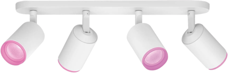 Philips Hue Fugato Opbouwspot White and Color - Wit - 4-spots