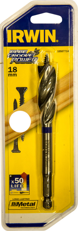 Irwin speedboor 18x152mm Blue Groove Power
