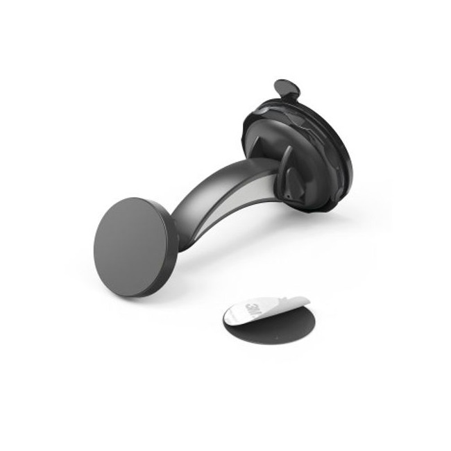 Hama Universele smartphonehouder Magnet, met zuignap. Telefoonhouder Zwart