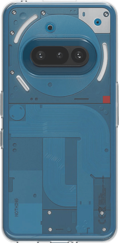 Just in Case Soft Design Nothing Phone (3a) Back Cover Transparant
